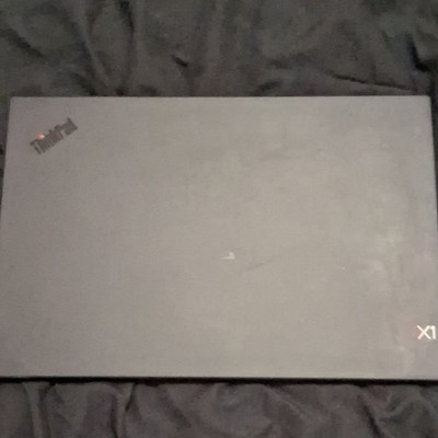 Lenovo ThinkPad X1 Carbon 7th Gen 15in i5 8th Gen 16GB Black Webcam