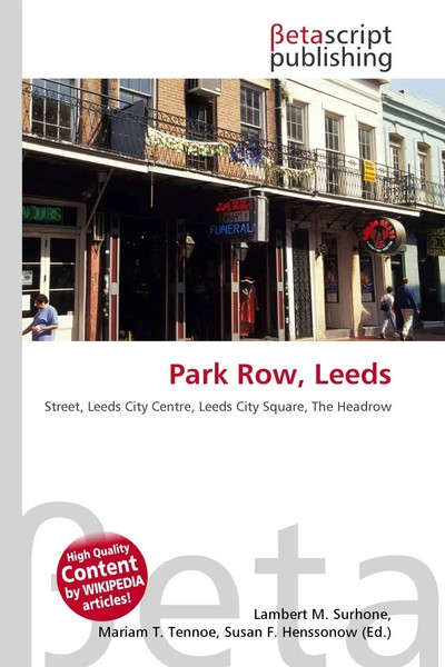 Lambert M. Surhone (U. A.) | Park Row, Leeds | Taschenbuch | Englisch (2026)-image