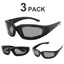 3 Pairs Eye Protection Riding Sport Sunglasses Wind Resistant