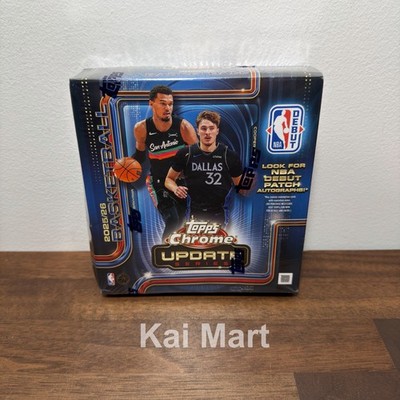 2025-26 Topps Chrome Update Series NBA Factory Sealed Mega Box Minor Box Damage