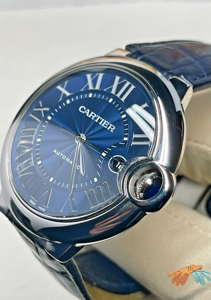 Cartier Ballon Bleu 42mm Automatic Blue Dial Stainless WSBB0025