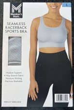 Member's Mark Women's Seamless Racerback Medium Support Sports Bra