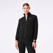 FIGS Women's Sydney Scrub Jacket - Brand New- Black