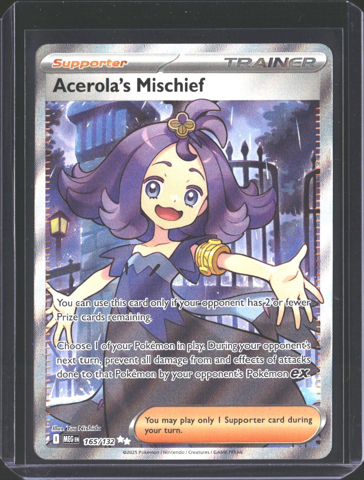 Acerola's Mischief 165/132 Ultra Rare Mega Evolution Pokemon NM/M