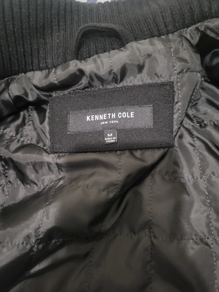 NUEVO ABRIGO CHAQUETÓN HOMBRE TALLA MEDIANA KENNETH COLE CLÁSICO LANA DOBLE BOTONADURA $245 Foto 4 de 4