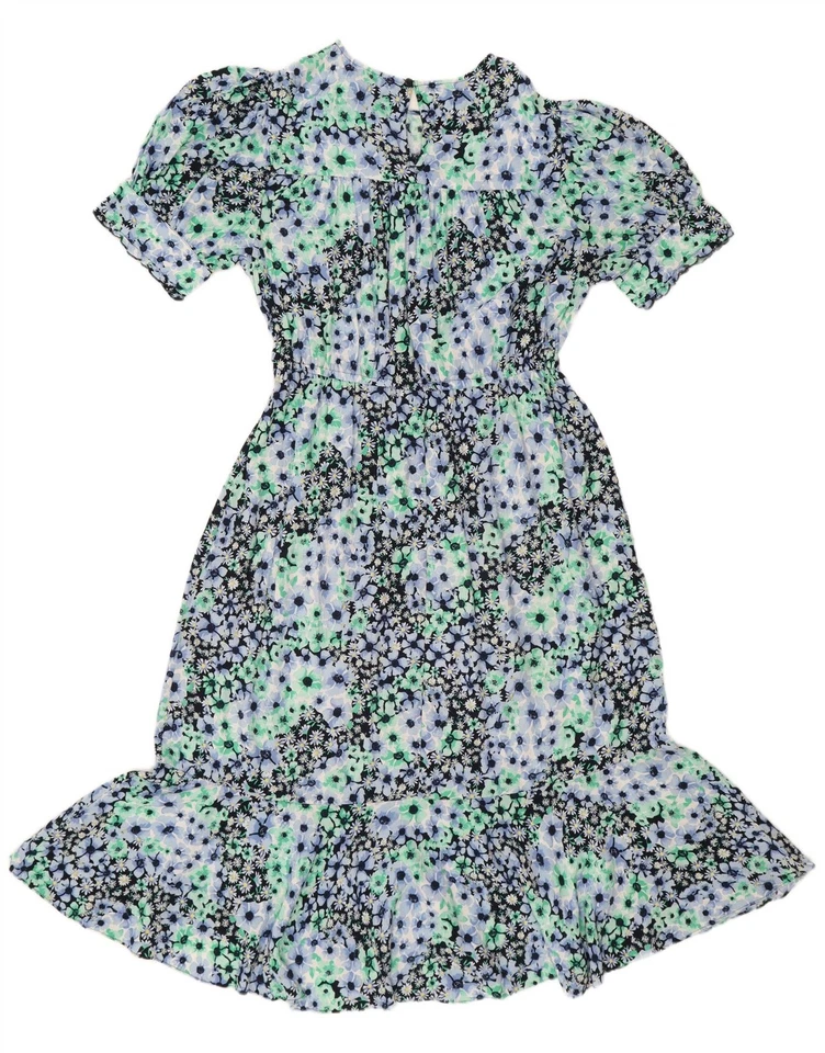 MARKS & SPENCER Womens A-Line Dress UK 14 Large  Multicoloured Floral IV02 - Image 2 of 3