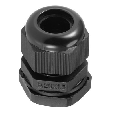 20PCS,M20x1.5 Cable Gland 6mm-12mm Wire Hole Waterproof Joint Adjustable Black