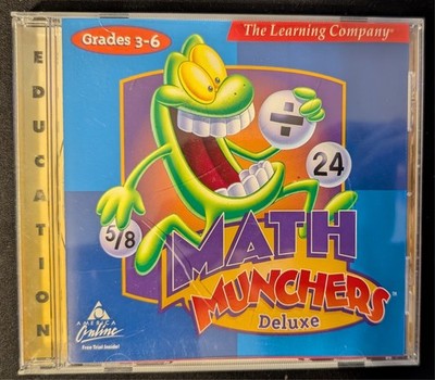 Math Munchers Deluxe Grades 3-6 The Learning Company. (1997) Vg3