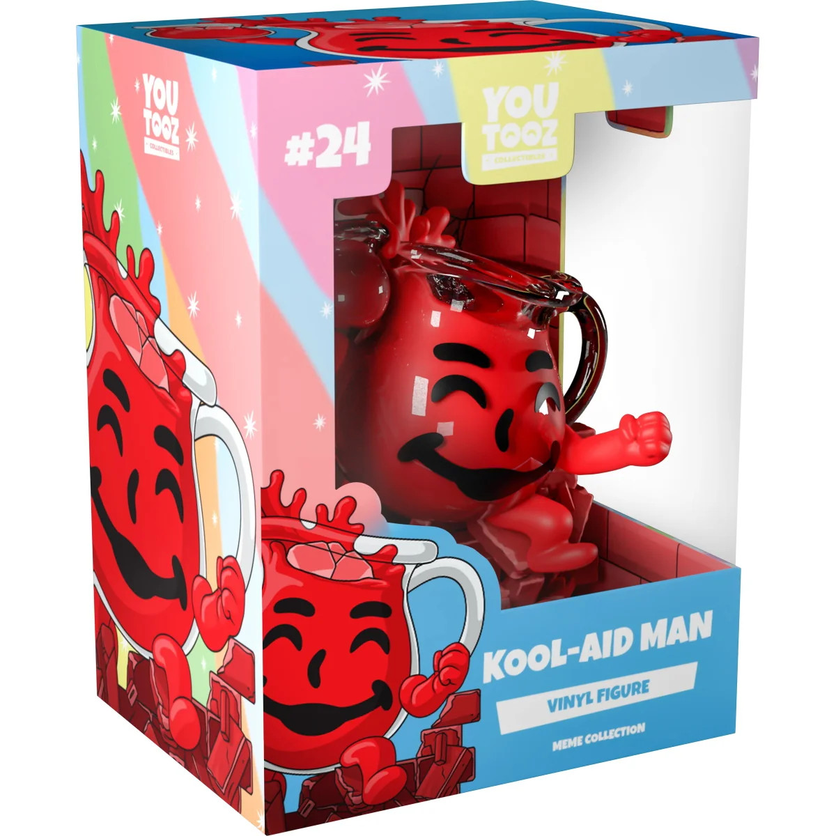 特大 激レア】Kool-Aid Man クールエイドマン 置物 アメリカ雑貨 Youtooz: Meme Collection - Kool-Aid Man Vinyl Figure #24 | eBay