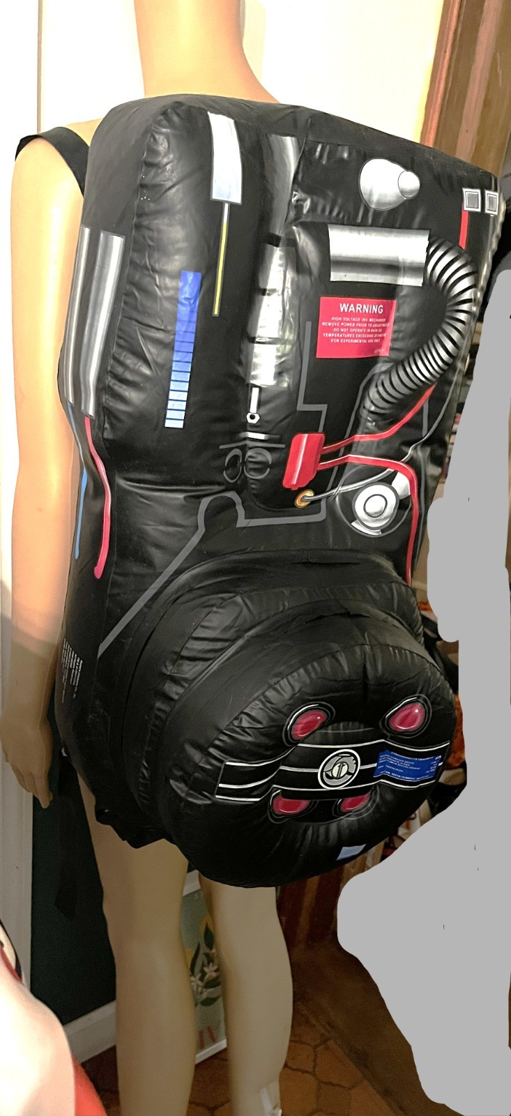 INFLATABLE GHOSTBUSTERS PROTON PACK BACK PACK COS… - image 2