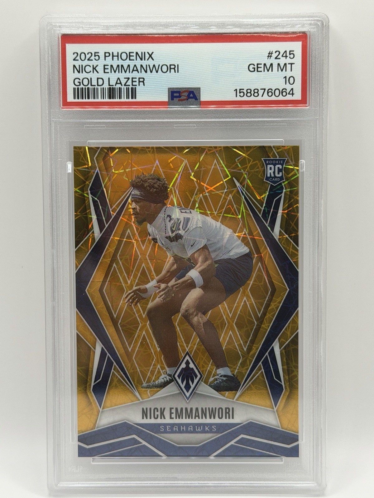 Nick Emmanwori Panini Phoenix #245 Gold Lazer