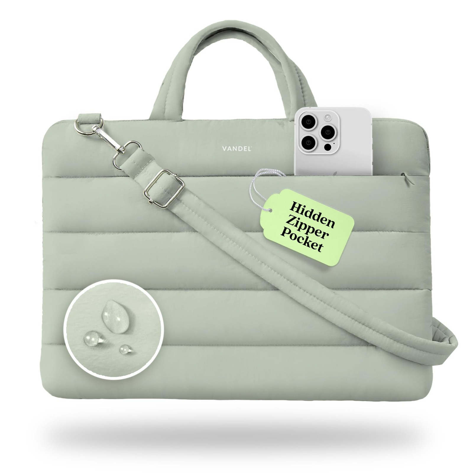 13-14 inch Laptop Carrying Case Sleeve with Strap, Shoulder 