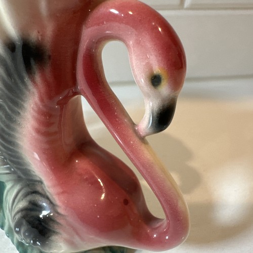 Maddux of California 1950's Double FLAMINGO Vase Vintage Florida Ex. Condition - Picture 5 of 9