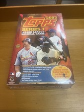 Topps 2002 Series 1 Major League Baseball Card Sealed Box 
