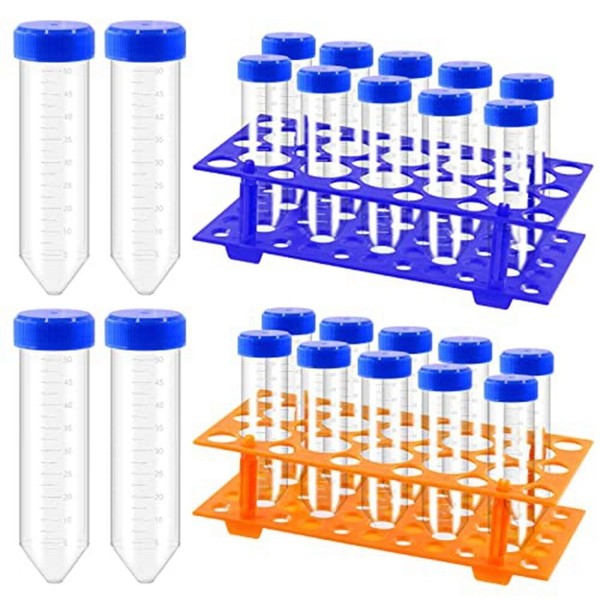 27Pcs 50ML Konische ZentrifugenröHrchen Und 28 Well Halter-image