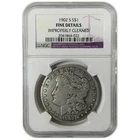 1902 S Morgan Silver Dollar F Fine Details NGC $1 Coin SKU:CP938