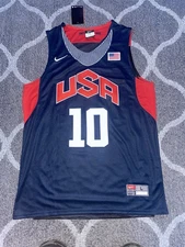 Kobe Bryant Nike USA Olympic Jersey Size Large