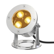 LED Pond Lights Submersible, 9W 3000K Warm White 12V AC/DC, Stainless Steel L...