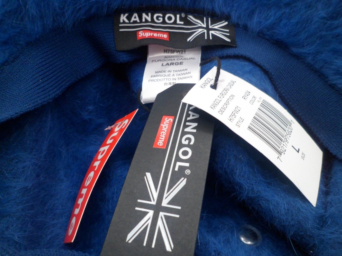 Supreme Kangol Furgora Casual Blue Hat H75FW21 Size L | eBay