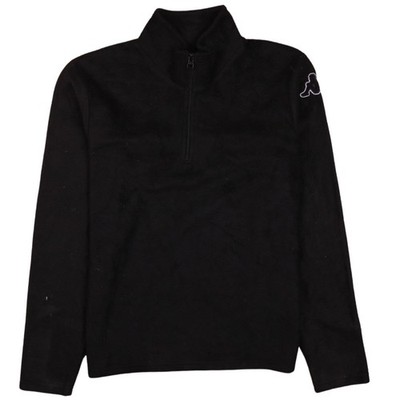 Schwarzer Pullover Sweatshirt Herren UK Größe M Kappa