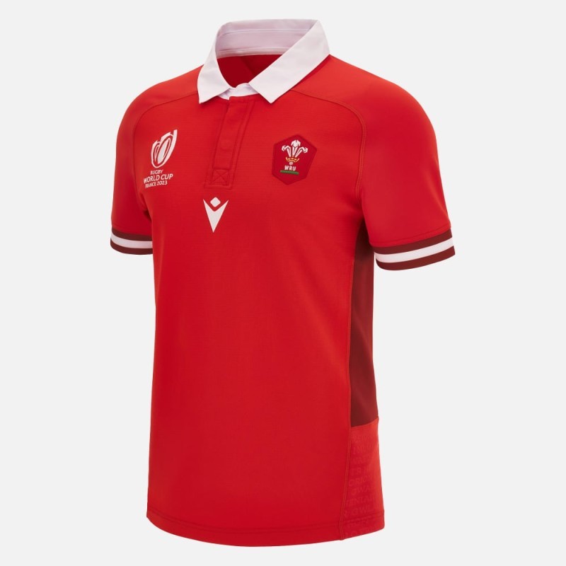 RUGBY WALES - MATCH SHIRT BODYFIT BOX SPECIAL EDITION - MACRON - RWC 2023
