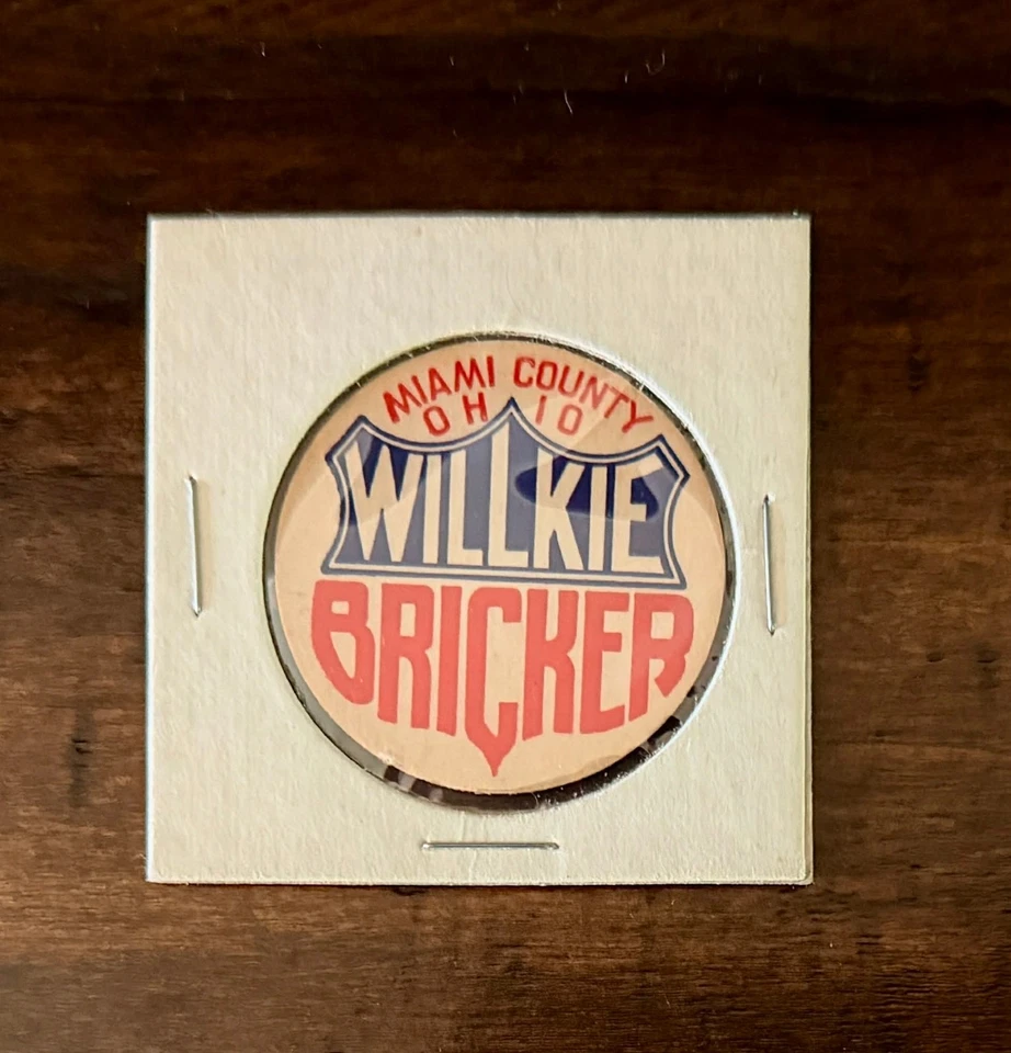 Lote de 7 botones de campaña Wendell Willkie 1940 vintage Foto 2 de 4