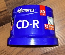 Memorex Music CD-R 50 Pack Spindle 52X 700 MB 80 Min Blank Recordable CD SEALED