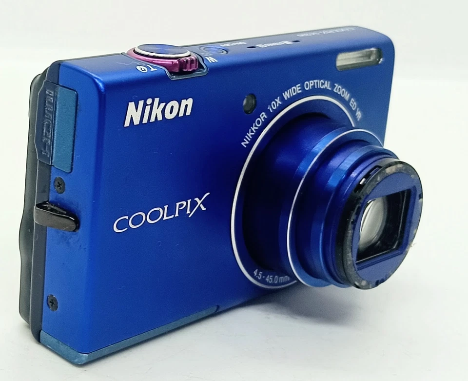 [EXC+++++] Nikon COOLPIX  S6200 Blue 16.0MP 10x Optical  Zoom DigitalCameraJapan - Image 4 of 4