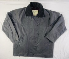 Uomo Vintage W.K. Backhouse by Barbour Cappotti Giacche Cerate Blu Navy Taglia C42/107CM