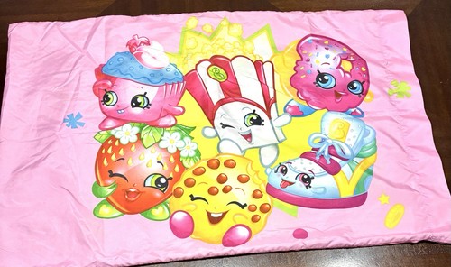 Shopkins Pillowcase Standard Size Pink All Friends