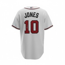 Chipper Jones Atlanta Braves Fanatics Authentic Autographed Nike Replica Jersey