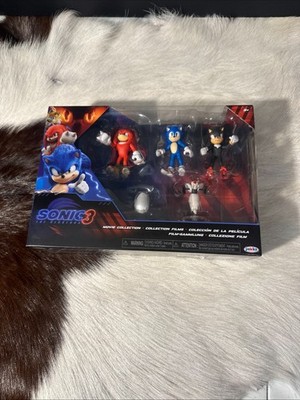 Sonic The Hedgehog 3 Movie Collection 2.5 Figures SHADOW KNUCKLES 5 Pack New