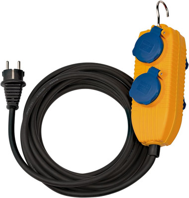 Brennenstuhl Baustellenkabel IP54 Mit Powerblock (4-Fach Verlängerung Für Außen)