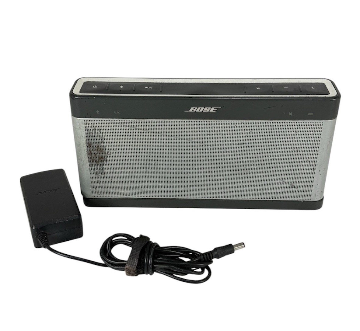 Bose SoundLink III Gray Bluetooth Portable Speaker with Power
