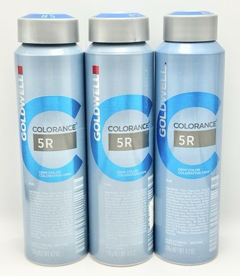 Goldwell Colorance Demi-Permanent Hair Color 4.2 oz. Cans (3 Pack) New