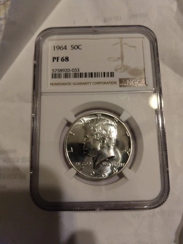 1964 50c NGC PF 68