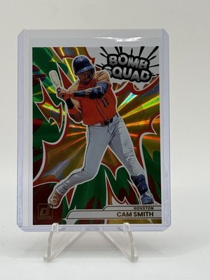 2026 Panini Donruss Cam Smith Bomb Squad Green Laser Houston Astros #7