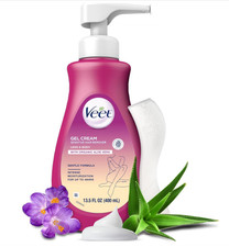 Veet Hair Removal Cream, Body Hair Remover For Women, Sensitive Skin, 13,5 FL OZ