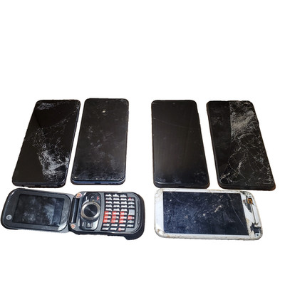 Lot 6 Motorola Android Phones G Series Moto E Rambler For Parts Repair