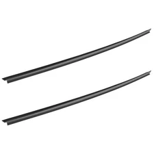 Window Sweep Belt Weatherstrip Front Door Inner LH RH Pair for Cadillac Chevy GM
