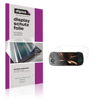 2x Schutzfolie klar für Retroid Pocket 5 Displayschutzfolie Folie Display