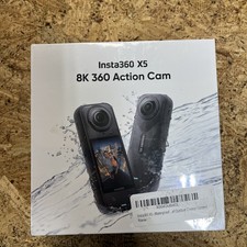 INSTA360 X5 8K 360 Action Camera 6mm 72MP Black - New