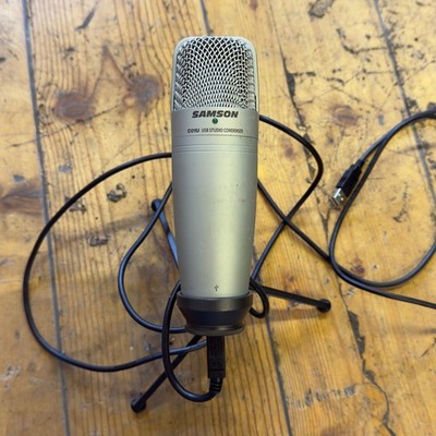 Samson C01U USB Studio Condenser Microphone - Silver( Only Microphone)