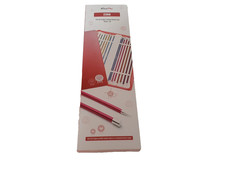 Knit Pro Zing DeluxeSingle Pointed Needle Set With Case 16" New
