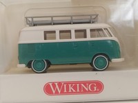 CM365 Wiking VW Volkswagen T1 07973428 GrüN-Weiß Ovp Neu KofferbrüCke