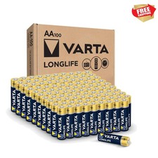 Longlife AA Batteries 100 Pack, Alkaline Double A Battery 0.37 per gallon