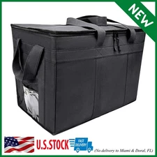 Food Delivery Bag Insulated Thermal Grocery Carrier Doordash Tote Postmates NEW