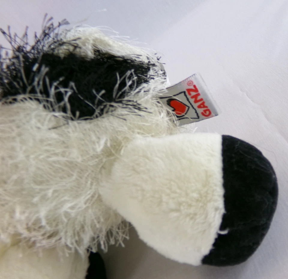Ganz Webkinz 8" Black White Cow HM003 Lil' Kinz Plush Stuffed Animal Toy No Code - Image 4 of 4