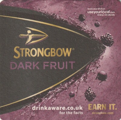 BIERMATTE - BULMERS CIDER - STRONGBOW DARK FRUIT - (Katze 1214) - (2013)