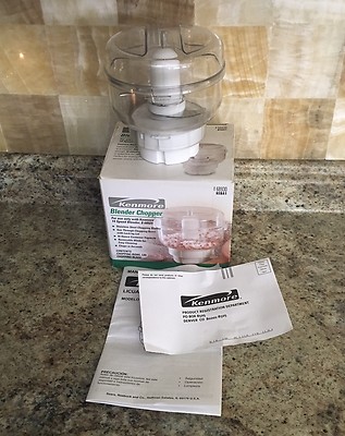 Kenmore Blender Chopper Food Processor Bowl & Chopping Blade Model 238-68930 